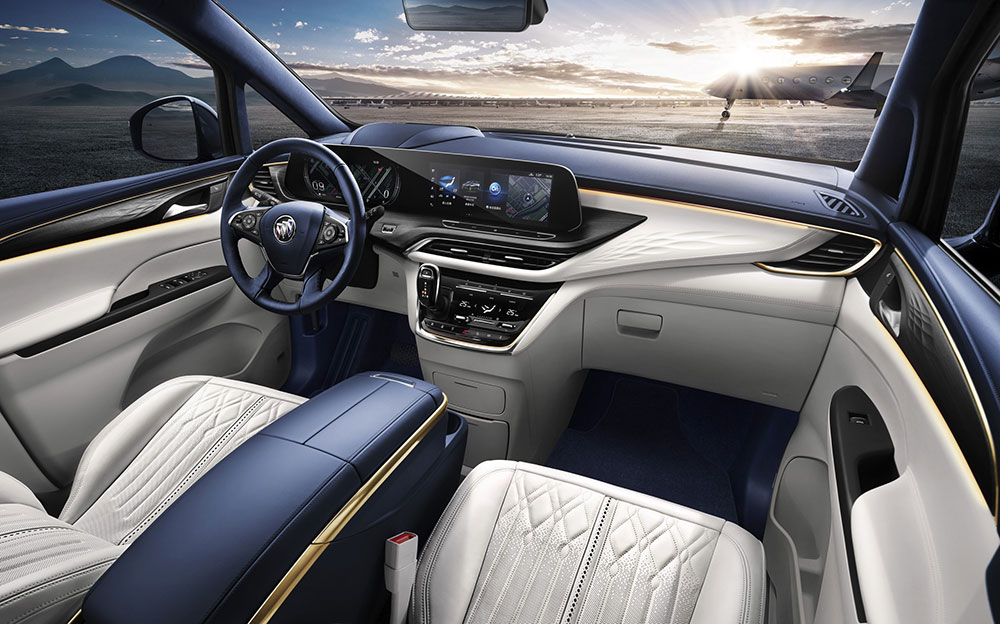 Buick GL8 Avenir 2022 c&oacute; hệ thống th&ocirc;ng tin giải tr&iacute; mới