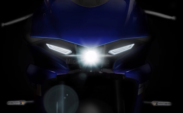 Đ&egrave;n pha tr&ecirc;n xe c&oacute; thiết kế giống như Yamaha R7