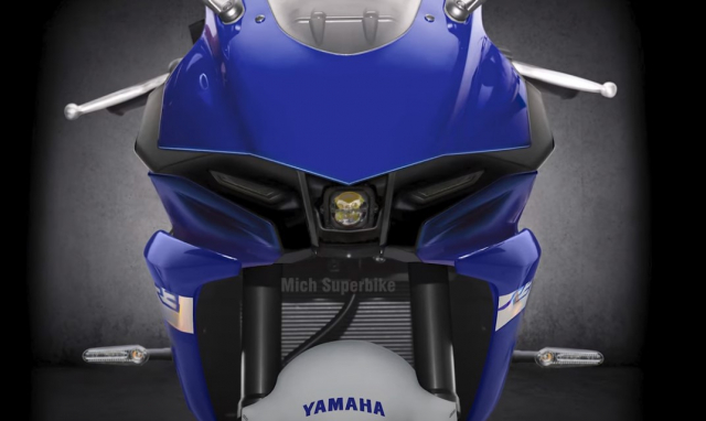 Đ&egrave;n pha tr&ecirc;n xe c&oacute; thiết kế giống như Yamaha R7