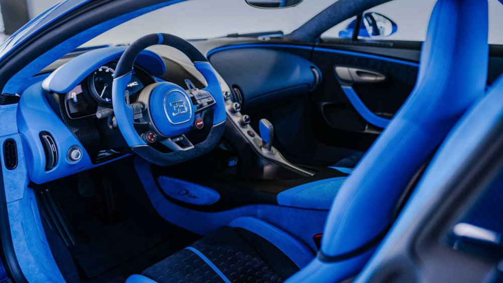 Nội thất xe Bugatti Divo cuối c&ugrave;ng xuất xưởng