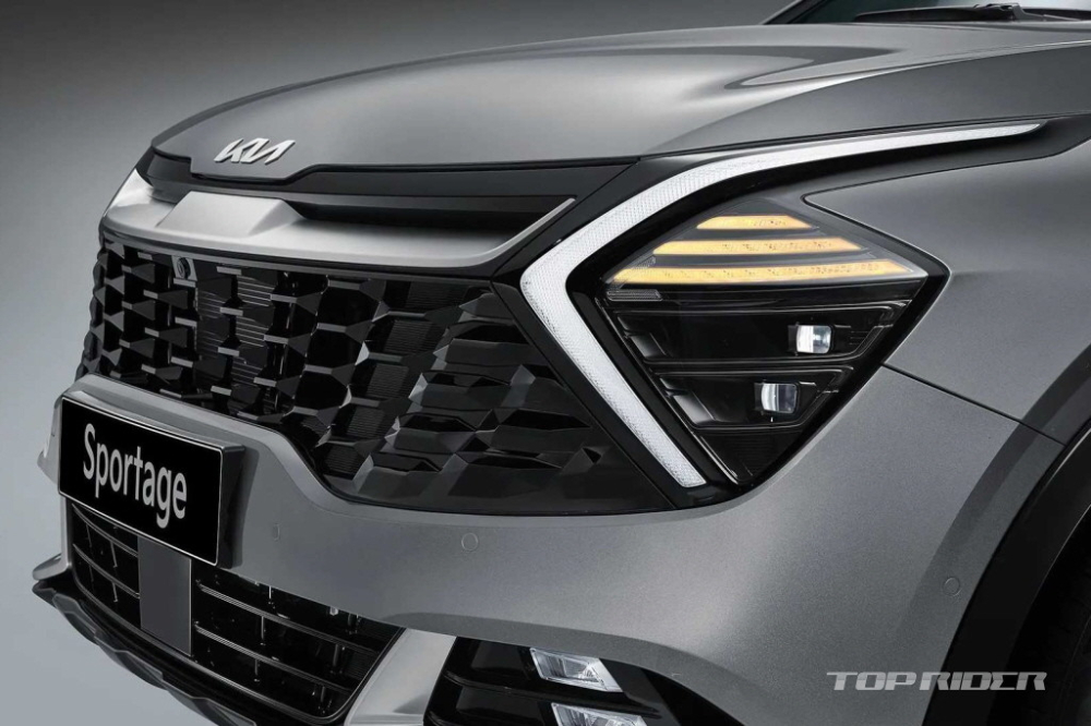 Đèn pha của Kia Sportage 2022 bản cao cấp