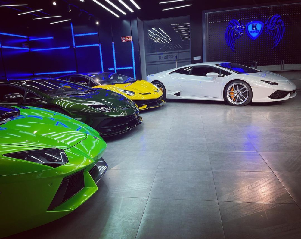 Dàn siêu xe Lamborghini khoe sắc cùng nhau Dàn siêu xe Lamborghini khoe sắc cùng nhau