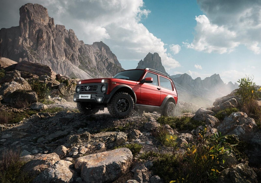 H&igrave;nh ảnh ch&iacute;nh thức đầu ti&ecirc;n của Lada Niva Bronto 2021