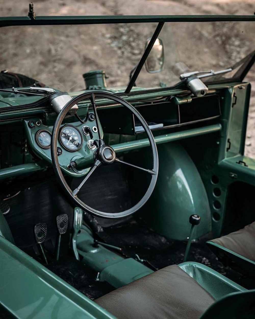 Nội thất của Porsche 597 Jagdwagen