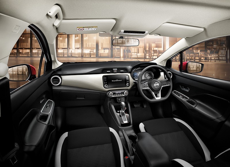 Nội thất của Nissan Almera 2021.