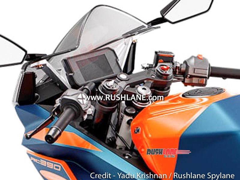 Xe sẽ được trang bị màn hình màu TFT giống như KTM Duke 390 hiện tại Xe sẽ được trang bị màn hình màu TFT giống như KTM Duke 390 hiện tại