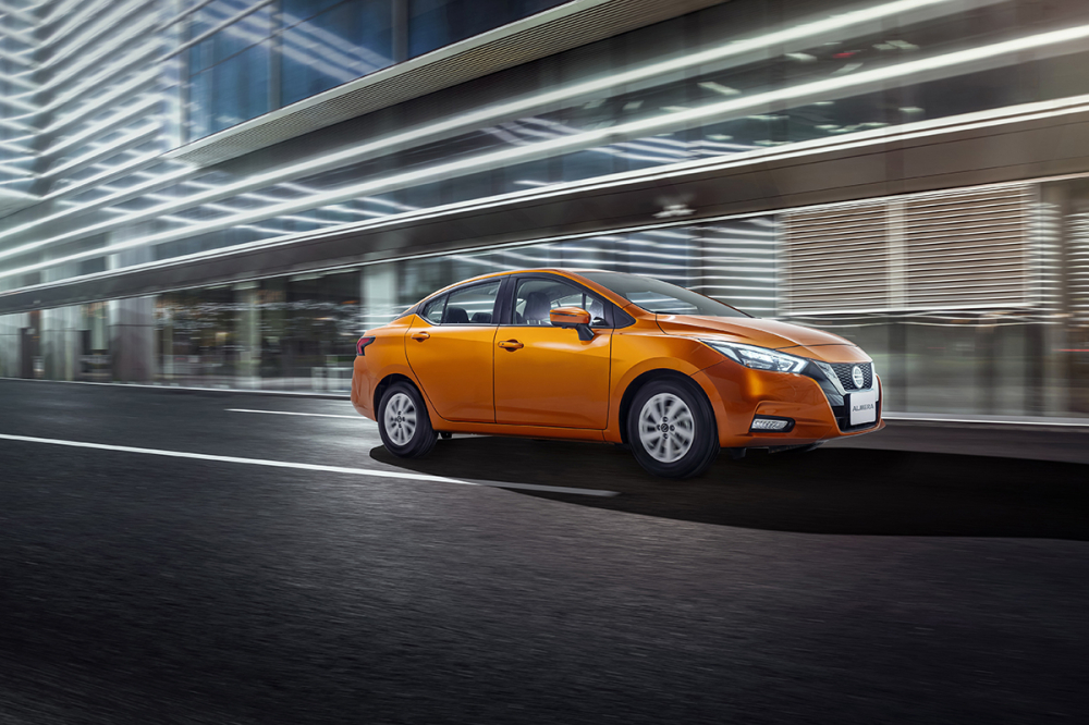 Kích thước tổng thể của Nissan Almera 2021 là 4.495 x 1.740 x 1.460 mm (D x R x C).