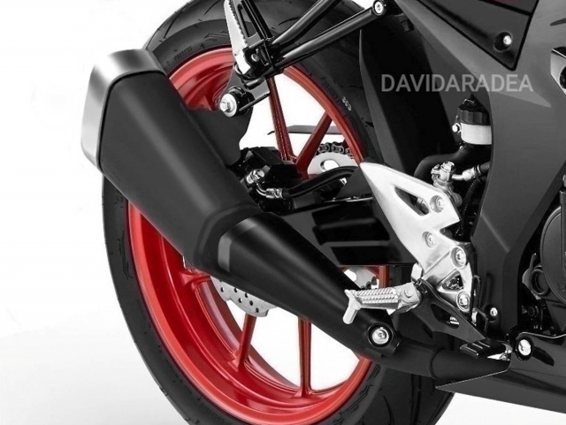 Dàn đuôi mới và ống xả mới trên Suzuki GSX-R150 Dàn đuôi mới và ống xả mới trên Suzuki GSX-R150