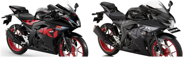 So sánh thiết kế Suzuki GSX-R150 thế hệ mới (trái) và cũ (phải) So sánh thiết kế Suzuki GSX-R150 thế hệ mới (trái) và cũ (phải)