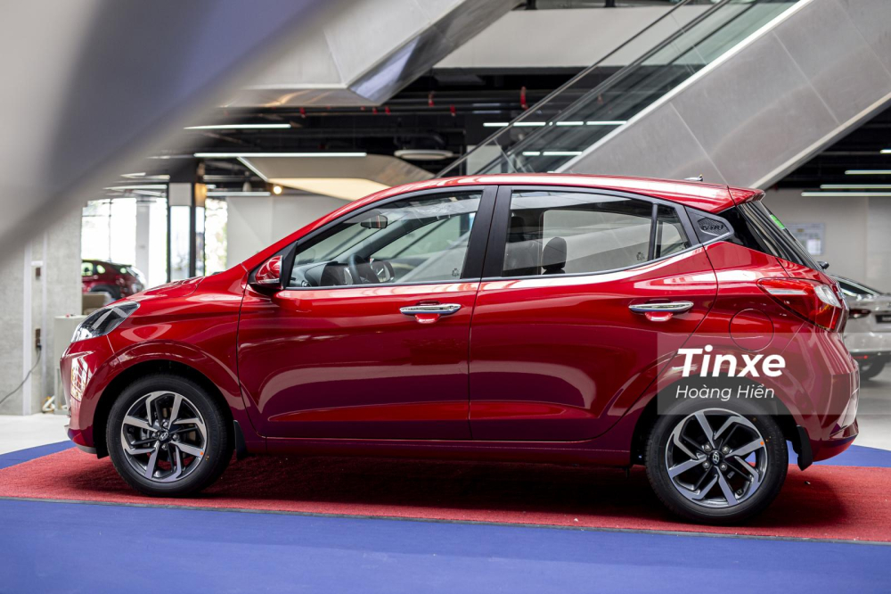 Hyundai Grand i10 2021 có kích thước lớn hơn.