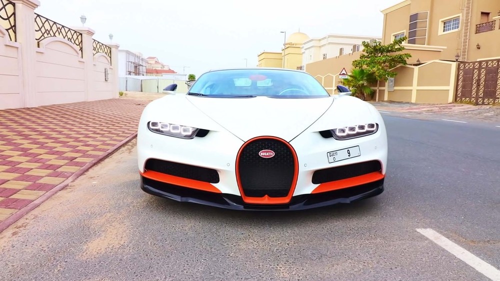 Chiếc Bugatti Chiron Sport với biển số trị giá 7 triệu USD