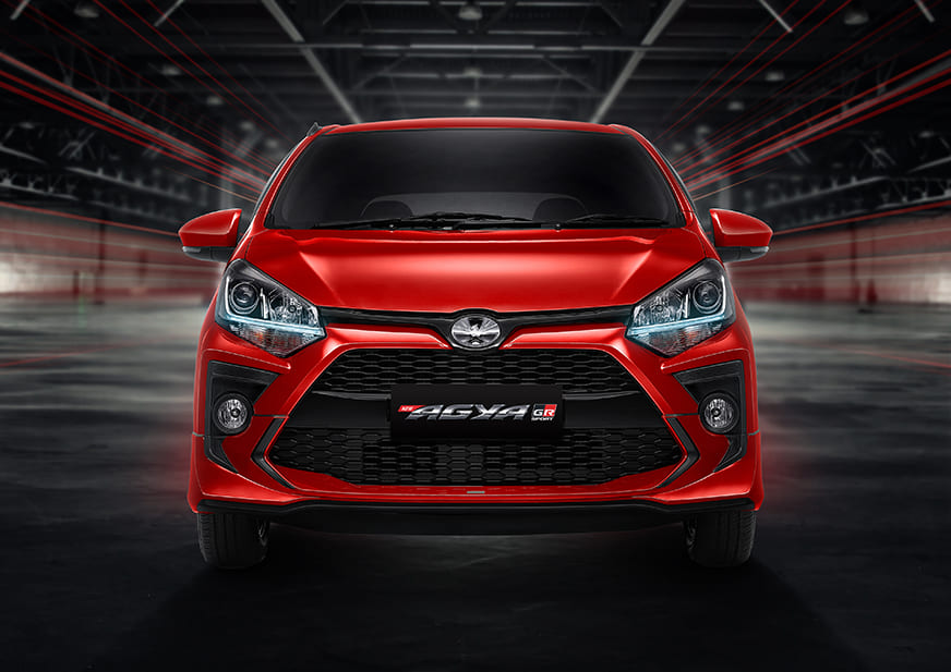 Thiết kế đầu xe của Toyota Wigo GR Sport 2022