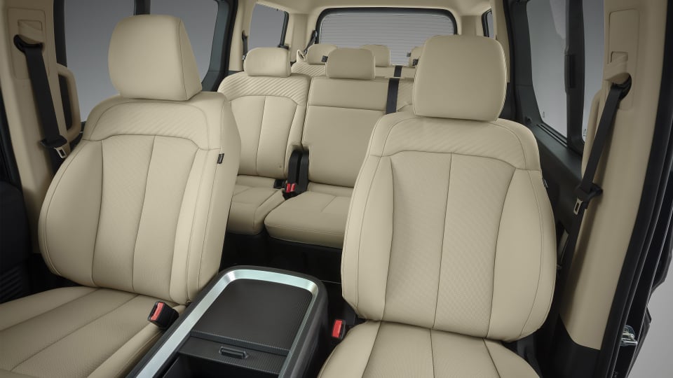 Nội thất 3 hàng ghế của Hyundai Staria 2022