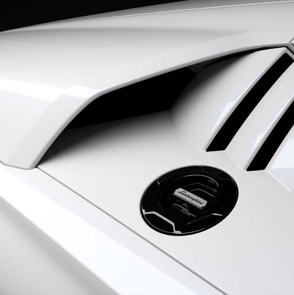 Khe gió sau khoang hành khách của Lamborghini Countach 2022