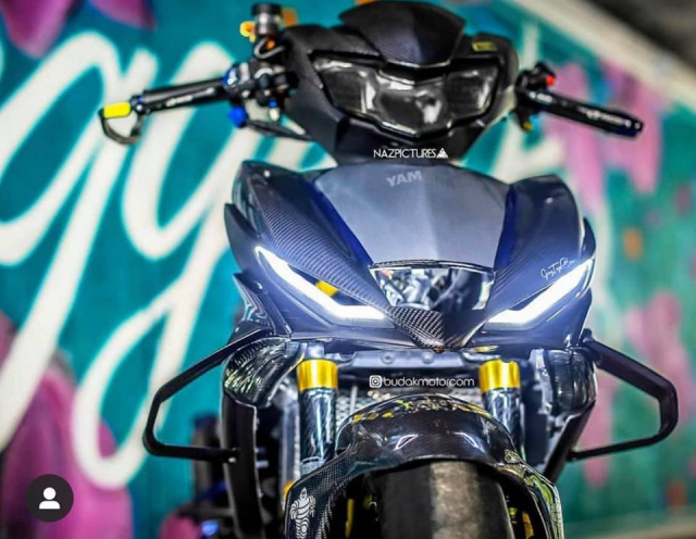Bản độ Yamaha Exciter sở hữu nhiều chi tiết Carbon