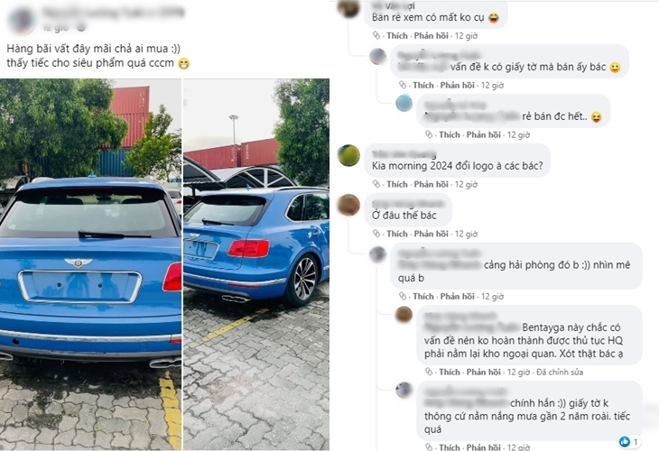 Thông tin về chiếc SUV siêu sang Bentley Bentayga V8 được cư dân mạng chia sẻ