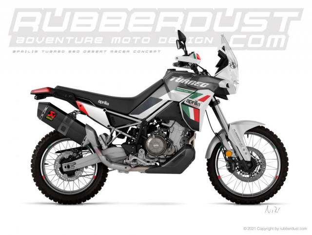 Aprilia Tuareg 660 sẽ sớm được ra mắt trong năm 2021 này