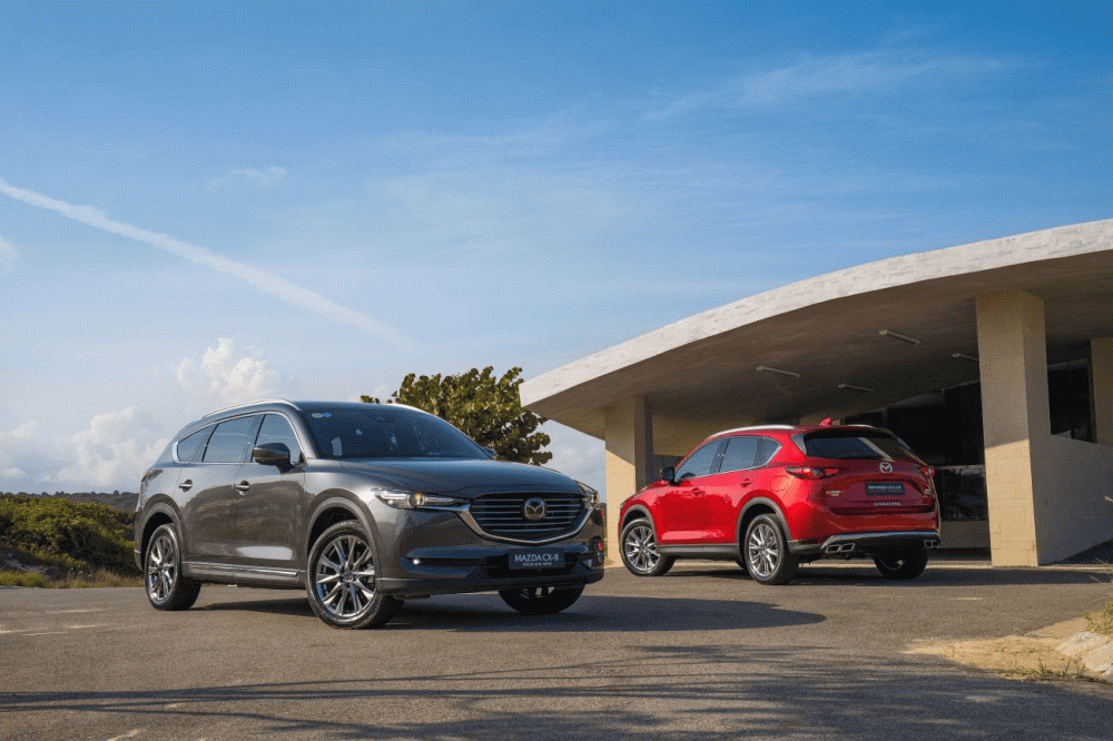 Giá bán của Mazda CX-8 Deluxe sau khi trừ ưu đãi chỉ còn 929 triệu đồng.