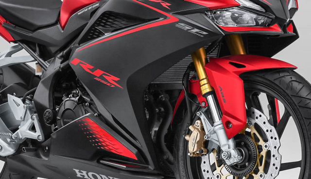Dàn trang bị hiện đại trên Honda CBR250RR 2022 được giữ nguyên