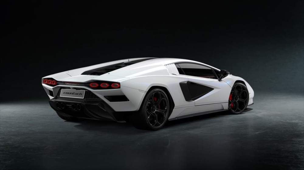 Lamborghini Countach LPI 800-4 2022 nh&igrave;n từ đằng sau
