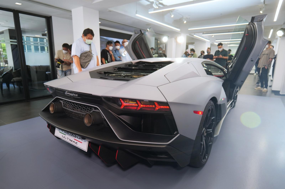 Thiết kế đuôi siêu xe Lamborghini Aventador LP780-4 Ultimae mới ra mắt Hồng Kông Thiết kế đuôi siêu xe Lamborghini Aventador LP780-4 Ultimae mới ra mắt Hồng Kông