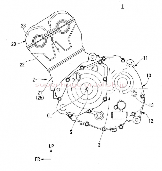 Khối động cơ mới của Honda vừa được hé lộ qua việc đăng ký bằng sáng chế