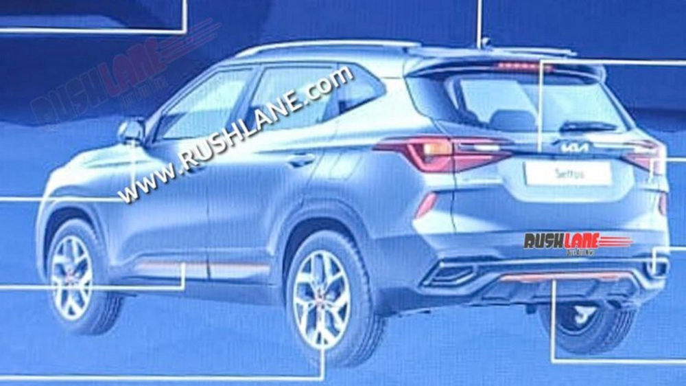 Kia Seltos X Line 2021 nhìn từ phía sau