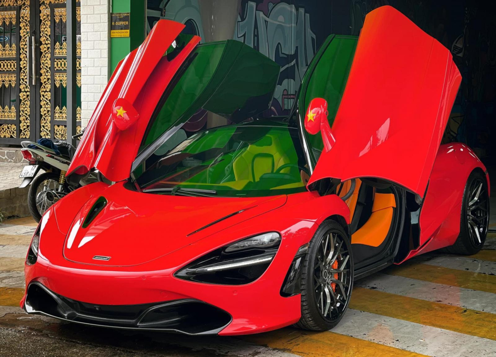Vẻ đẹp của si&ecirc;u xe McLaren 720S sau khi được tr&ugrave;ng tu nhan sắc từ trong ra ngo&agrave;i v&agrave; động cơ cũng được th&ocirc;ng n&ograve;ng l&ecirc;n c&ocirc;ng suất khủng