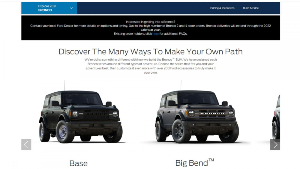 Ford Bronco 2021