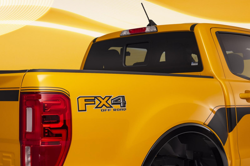 Gói phụ kiện Splash có thể áp dụng cho bản XLT, Lariat, FX2 và FX4 của Ford Ranger tại Mỹ
