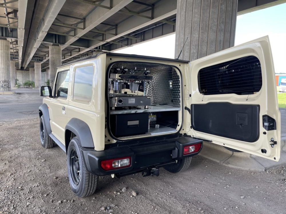 Suzuki Jimny Beans chính là Suzuki Jimny Beans chính là máy pha cà phê di động tiện lợi