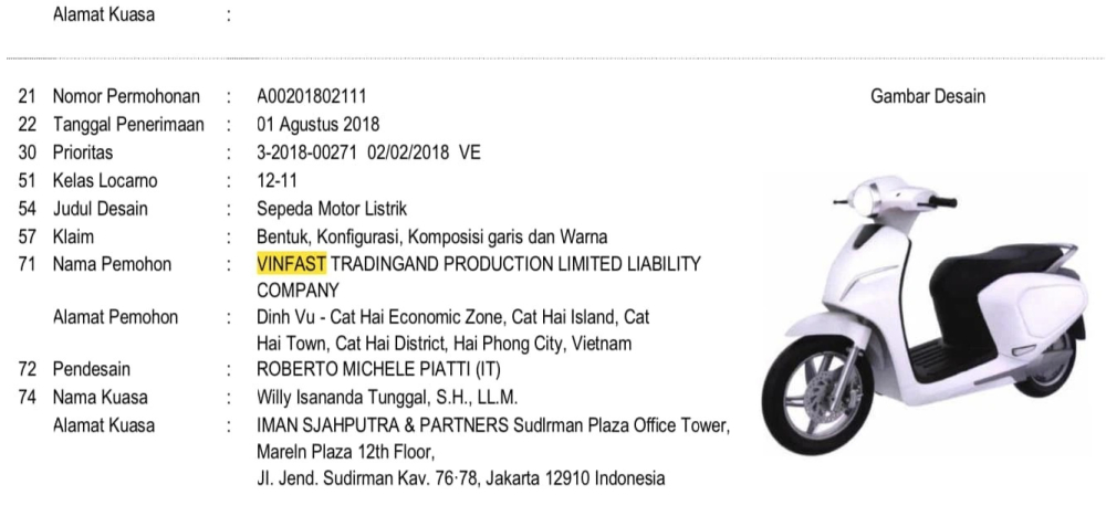 Sự xuất hiện của Klara cho thấy VinFast cũng coi trọng thị phần 2 b&aacute;nh tại Indonesia.