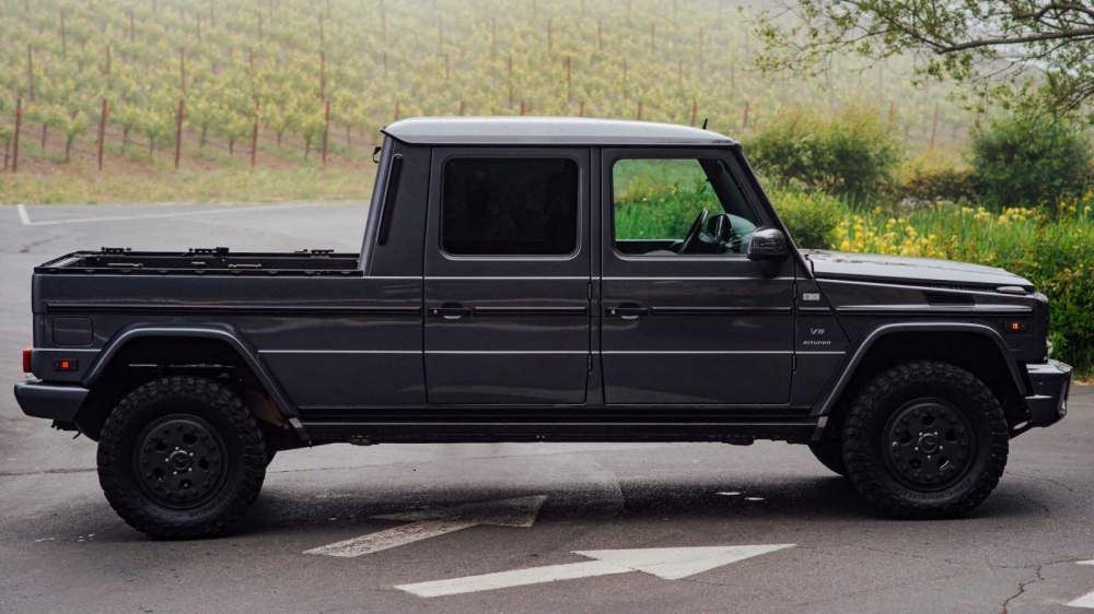 Trục sau của chiếc Mercedes-Benz G-Class được chuyển dịch về đằng sau
