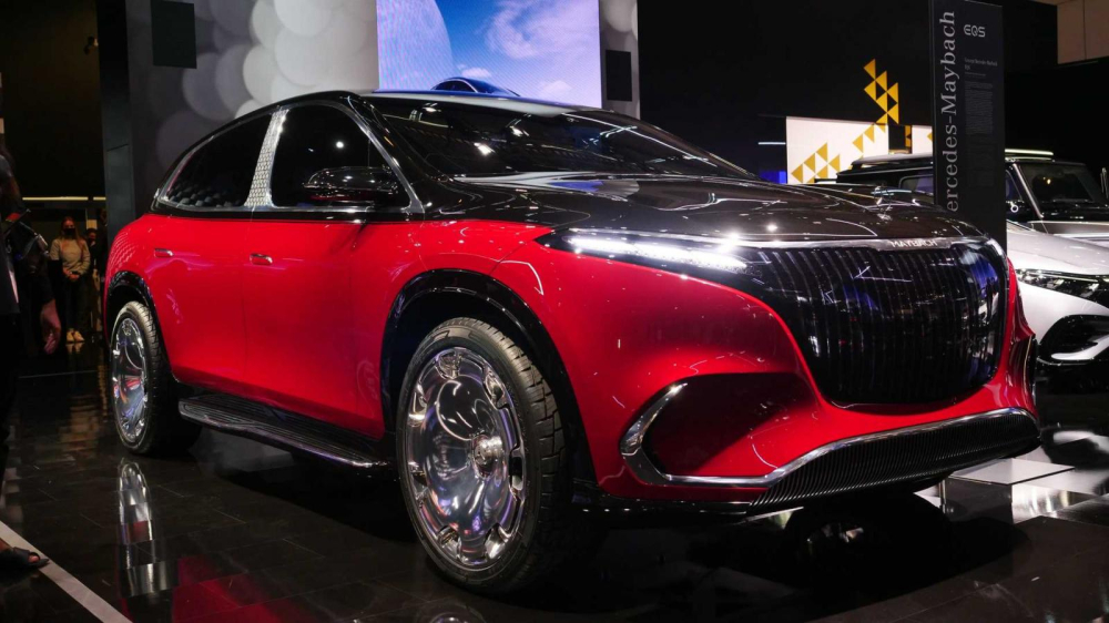 Phía trước của Mercedes-Maybach EQS