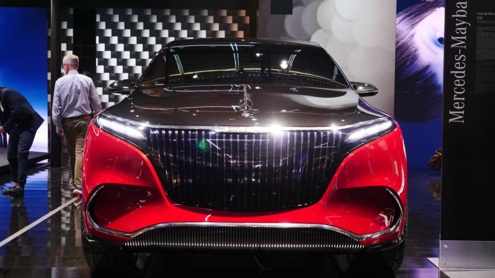 Đầu xe của Mercedes-Maybach EQS
