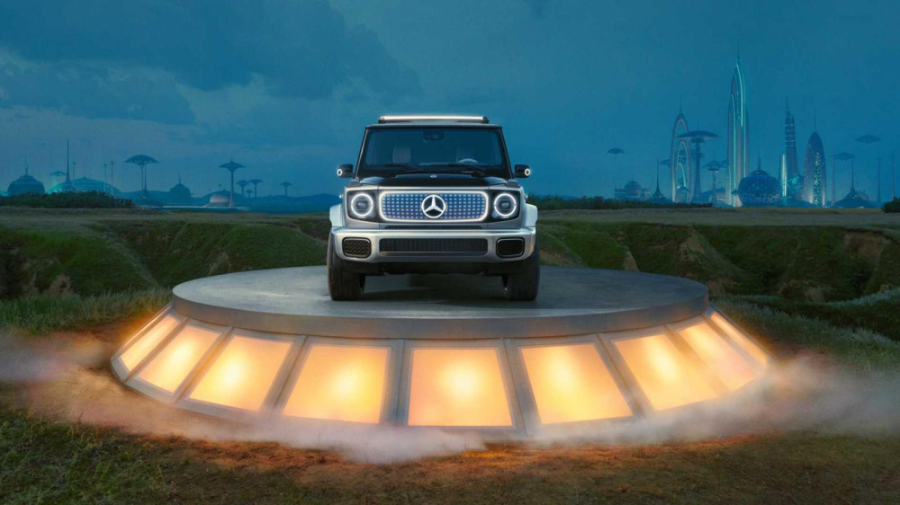 Đầu xe của Mercedes Concept EQG
