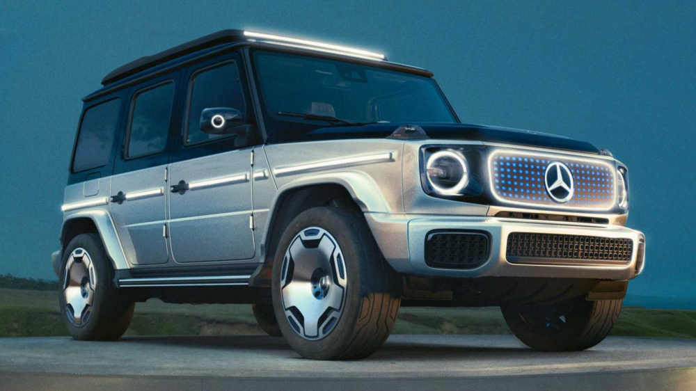 Phía trước của Mercedes Concept EQG