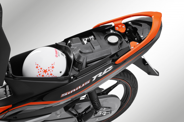 Cốp xe lớn hơn v&agrave; b&igrave;nh xăng 4 l&iacute;t tr&ecirc;n Yamaha Sirius FI mới