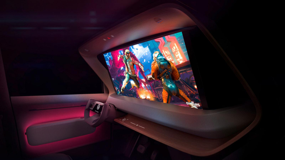 Người dùng có thể chơi game trong Volkswagen ID. Life
