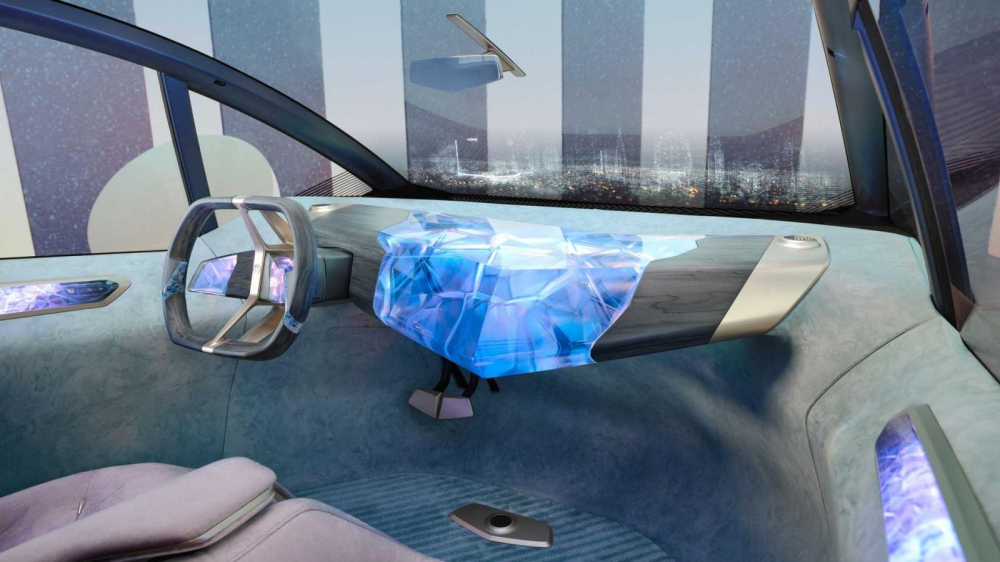 Nội thất phía trước của BMW i Vision Circular