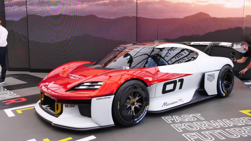 Phía trước của Porsche Mission R Phía trước của Porsche Mission R