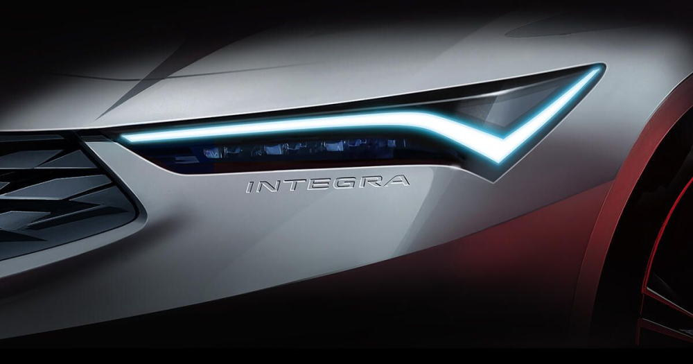 Hình ảnh teaser của Acura Integra 2022 sẽ ra mắt vào năm sau