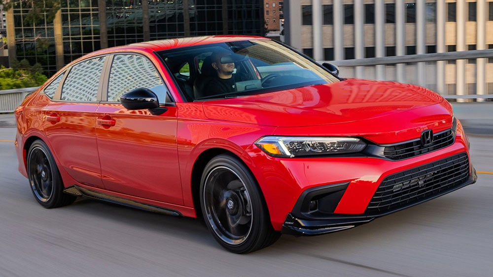 Thiết kế đầu xe của Honda Civic 2022