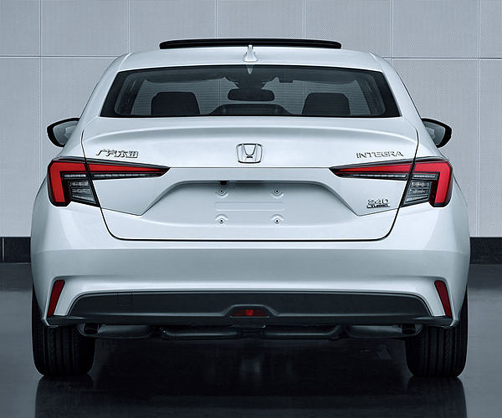 Honda Integra 2022 nhìn từ phía sau
