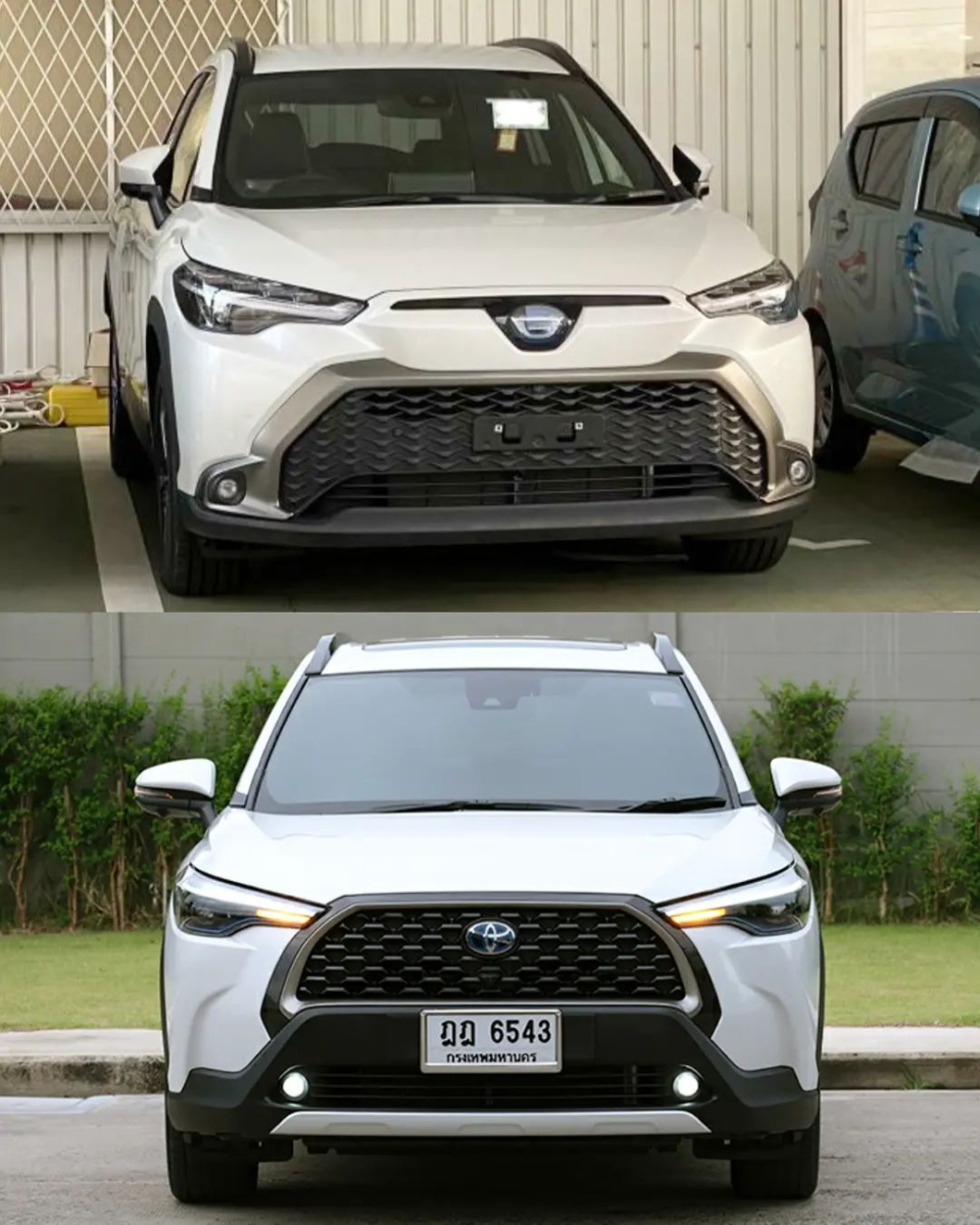 Thiết kế đầu xe của Toyota Corolla Cross 2021 ở Nhật Bản v&agrave; nước ngo&agrave;i