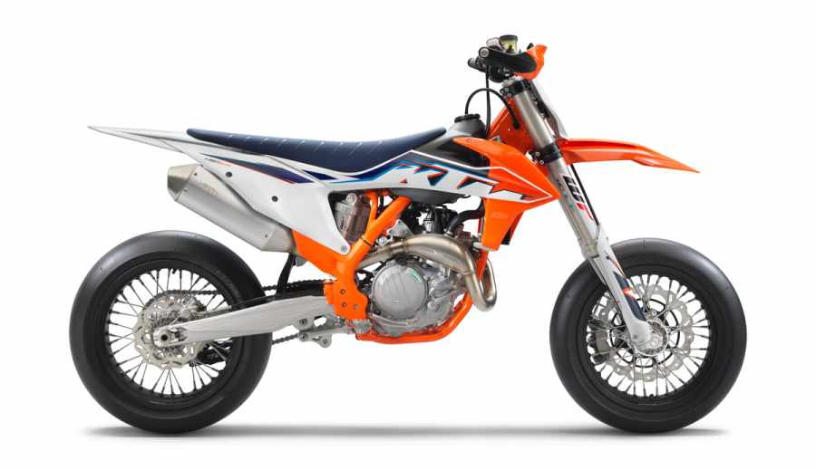 KTM 450 SMR 2022 chính thức ra mắt với màu sơn và tem mới