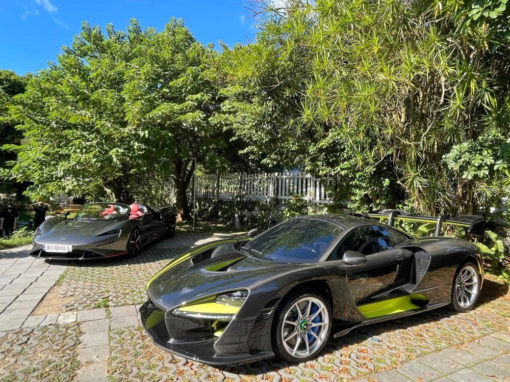 Cặp đôi McLaren Senna và McLaren Elva được mang ra cho các đại gia Đài Loan trải nghiệm