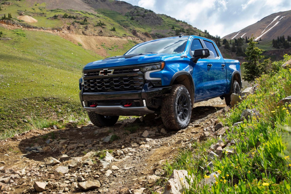 Thiết kế đầu xe của Chevrolet Silverado ZR2 2022