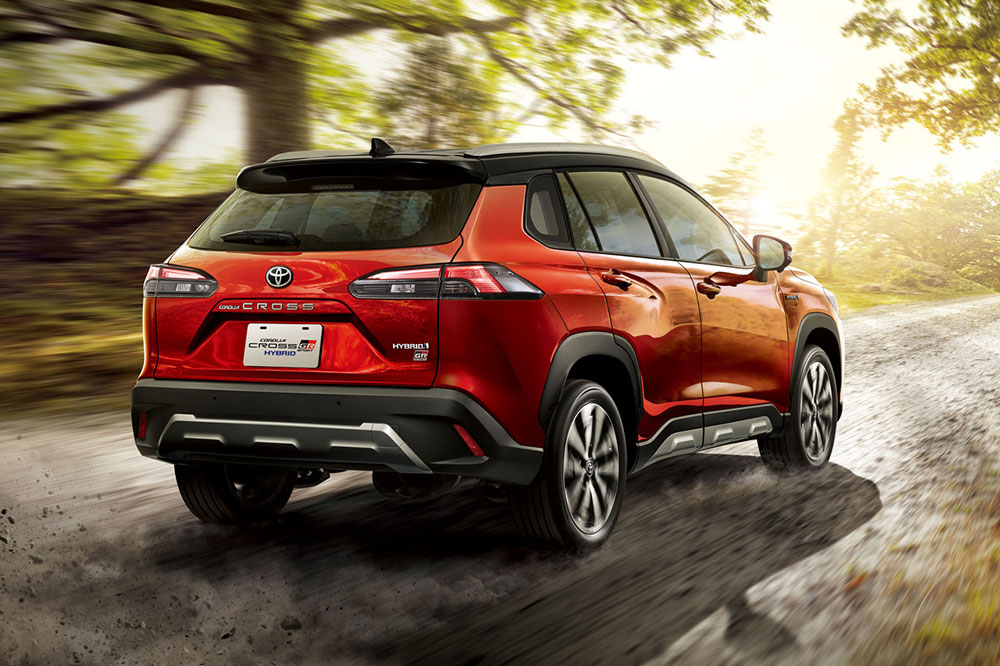 Thiết kế đằng sau của Toyota Corolla Cross GR Sport 2021