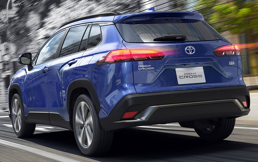Thiết kế đằng sau của Toyota Corolla Cross 2021 dành cho Nhật Bản Thiết kế đằng sau của Toyota Corolla Cross 2021 dành cho Nhật Bản